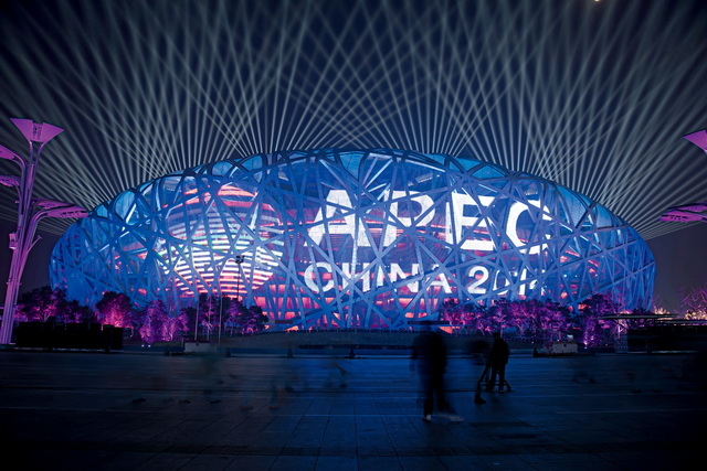北京鸟巢国家体育场APEC 会议网幕工程